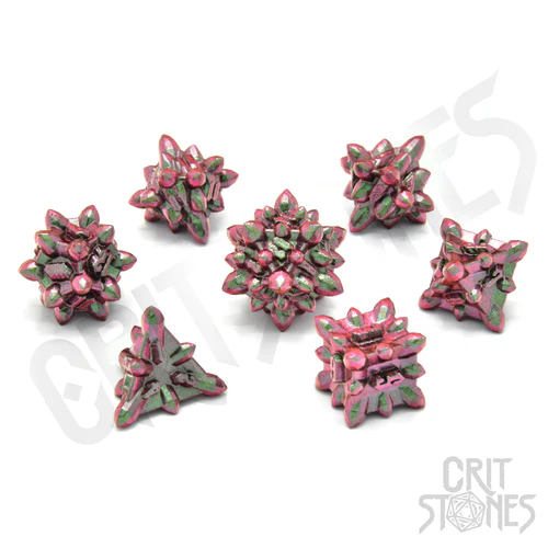 CritStones -  Metal RPG Dice Set - Arcane Ammo