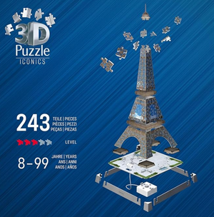 Ravensburger - Iconics Eiffel Tower (243pc) (3D)