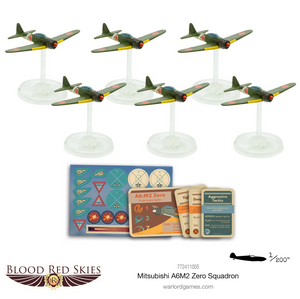 Warlord - Blood Red Skies Mitsubishi A6M2 Zero squadron
