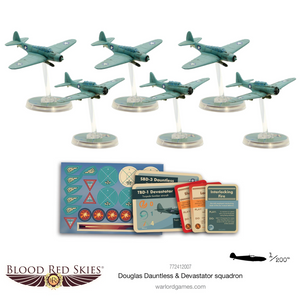 Warlord - Blood Red Skies Douglas Dauntless & Devastator Squadron