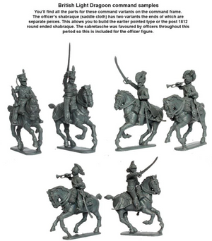 Perry Miniatures - Napoleonic British Light Dragoons 1808-15 (Black Powder)(BH90)