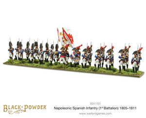 Warlord - Black Powder  Napoleonic Spanish Infantry (1st Battalion) 1805-1811