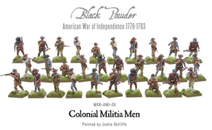 Warlord - Black Powder  Colonial Militia Men