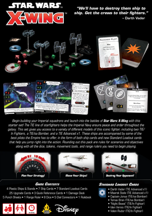 Star Wars X-Wing: 2nd Edition - Galactic Empire Starter Set