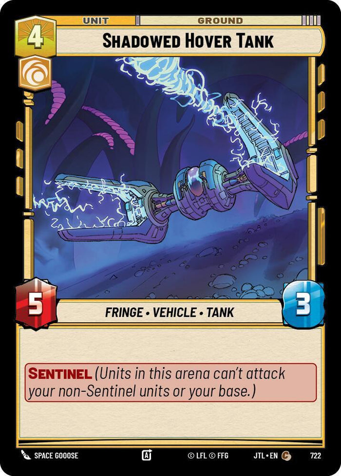 SWU - Shadowed Hover Tank  (722) (Foil)