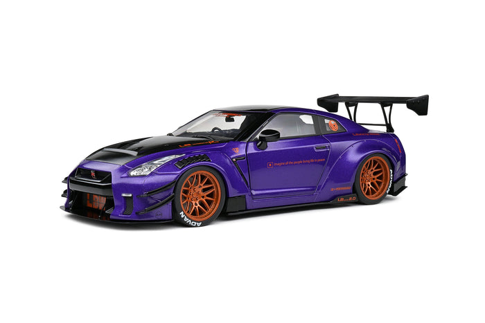 Solido - 1/18 Nissan Gtr R35 w/ Liberty Walk Kit Type 2 Purpule