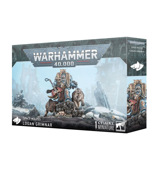 GW - Warhammer 40k Space Wolves: Logan Grimnar  (53-28)