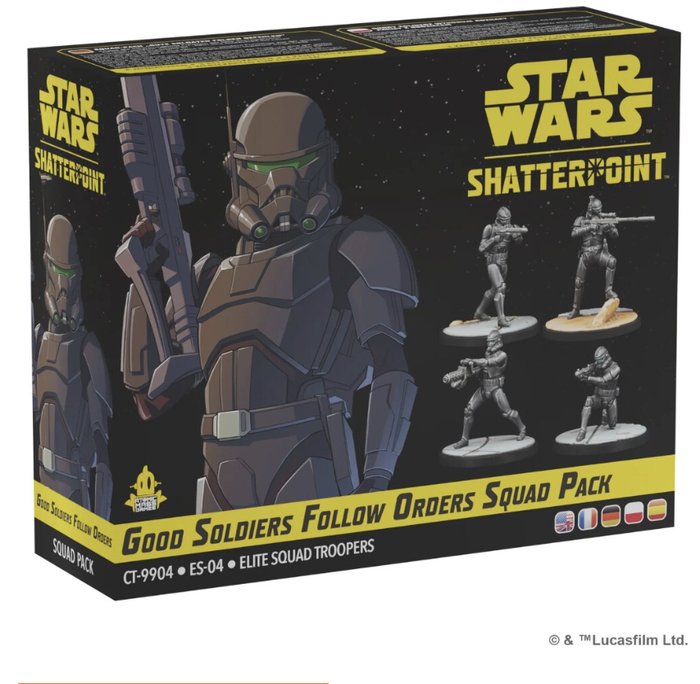 Star Wars Shatterpoint - Good Soldiers Follow Orders Squad Pack