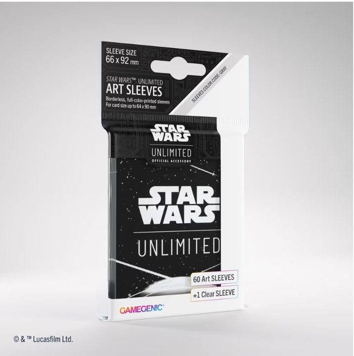 Star Wars Unlimited - Art Sleeves (Card Back - White)