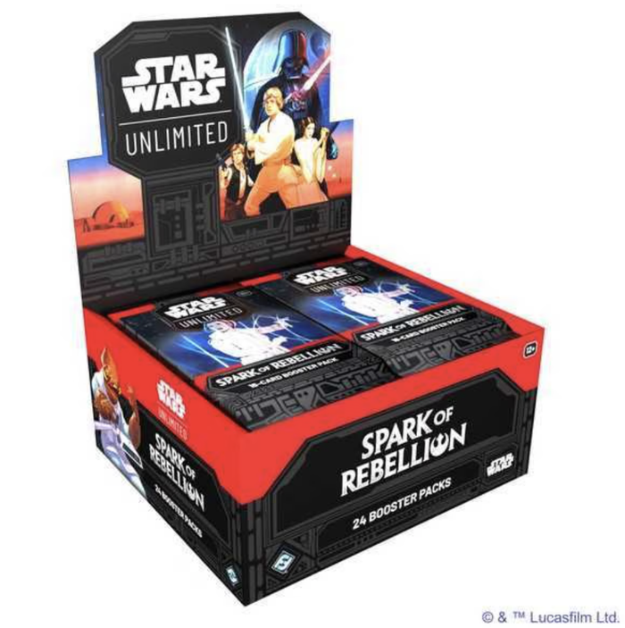 Star Wars Unlimited - Spark of Rebellion: Booster Box (1 x 24 packs)