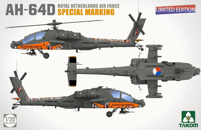 Takom - 1/35 AH-64 D - Royal Netherlands Air Force Special Marking