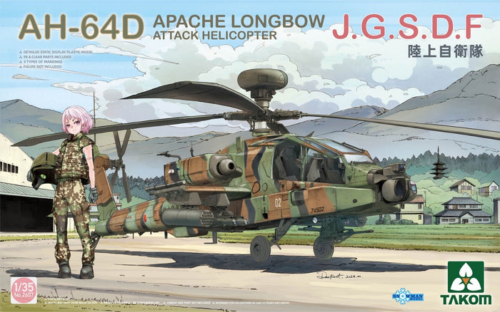 Takom - 1/35 AH-64D Apache Longbow Attack Helicopter J.G.S.D.F