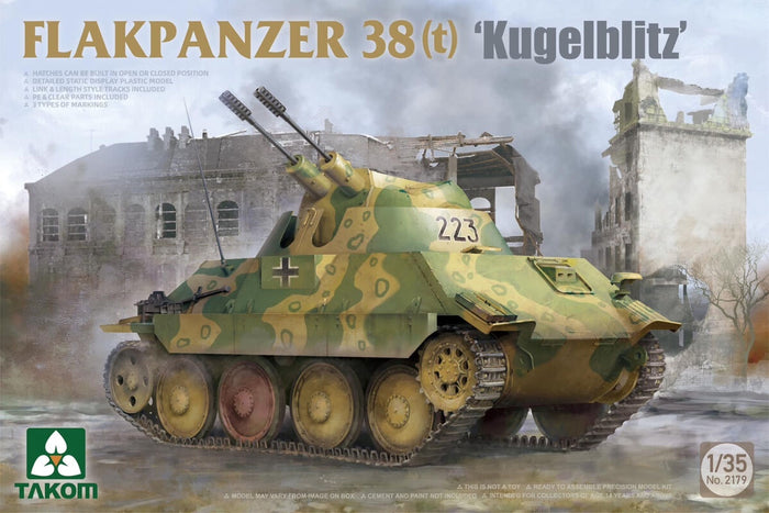 Takom - 1/35 FLAKPANZER 38(t) Kugelblitz