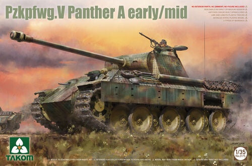 Takom - 1/35 Pzkpfwg.V Panther A Early/Mid