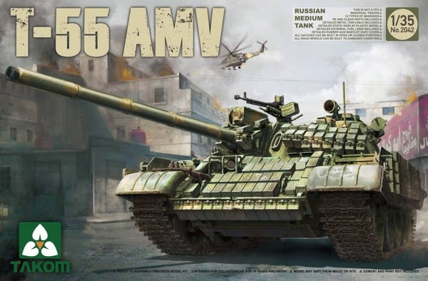 Takom - 1/35 Russian Medium Tank T-55 AMV