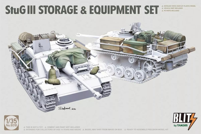 Takom - 1/35 Storage & Equipment Set for Stug III