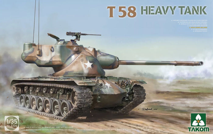 Takom - 1/35 T 58 Heavy Tank
