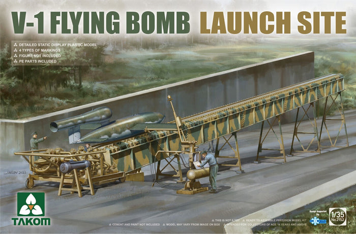 Takom - 1/35 V-1 FLYING BOMB LAUNCH SITE