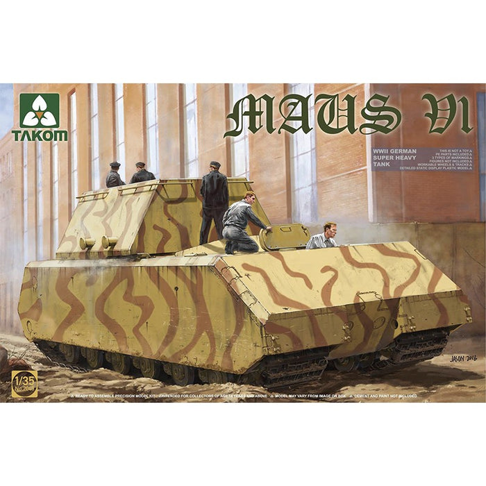 Takom - 1/35 WWII German Super Heavy Tank Maus V1