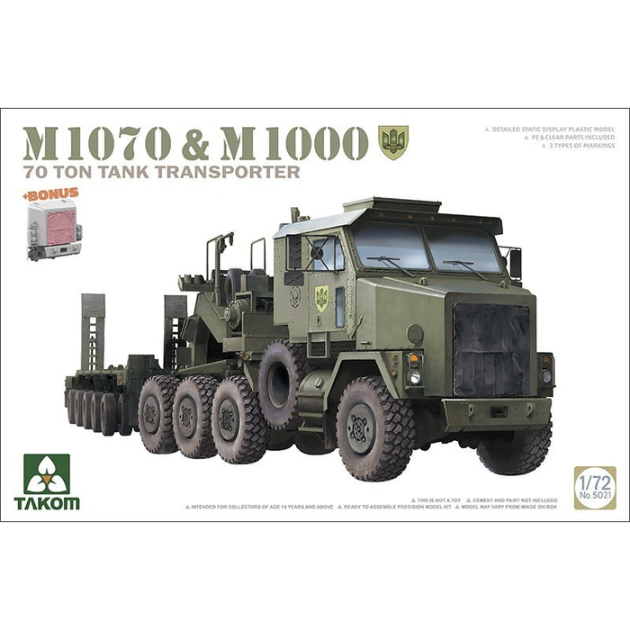Takom - 1/72 M1070 & M1000 70 Ton Tank Transporter