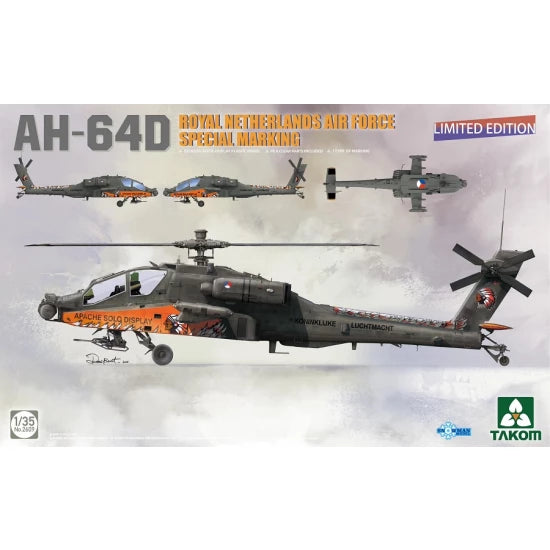 Takom - 1/35 AH-64 D - Royal Netherlands Air Force Special Marking