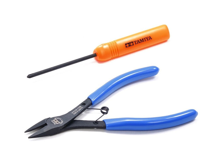 Tamiya - Mini 4WD Tools (Side Cutter & (+) Screwdriver)