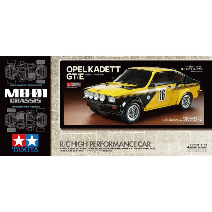 Tamiya - R/C Opel Kadett GT/E (MB01) (No ESC Incl.)