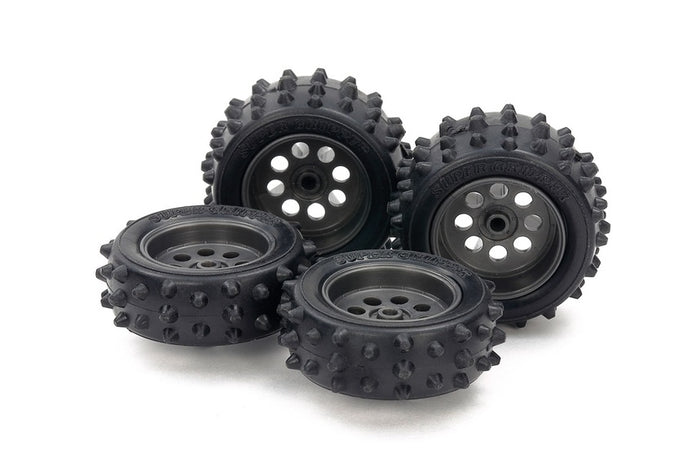 Tamiya - Spike Tyre & Wheel Set (for EZ Chassis)
