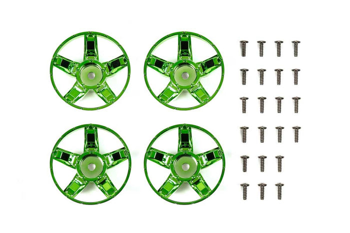 Tamiya - WR02CB S Parts Spokes (Green)