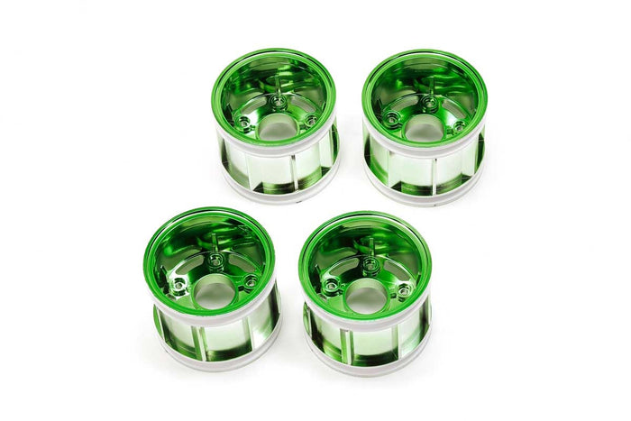 Tamiya - WR02CB T Parts Rims (Green)