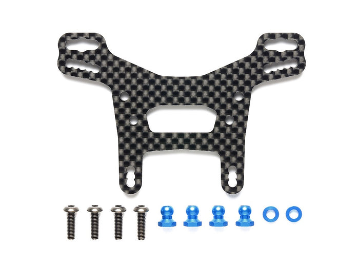 Tamiya - XV02 Rear Carbon Damper Stay