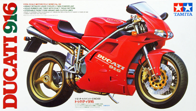 Tamiya - 1/12 Ducati 916 – Jix Hobbies