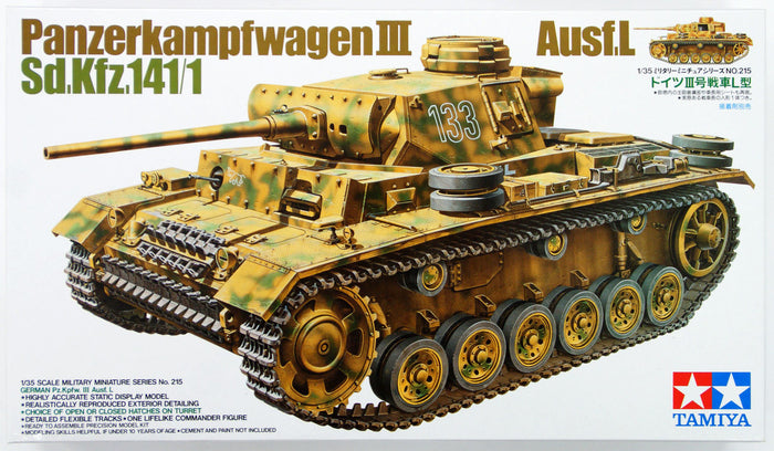 Tamiya - 1/35 German Pz.Kpfw III Ausf.L