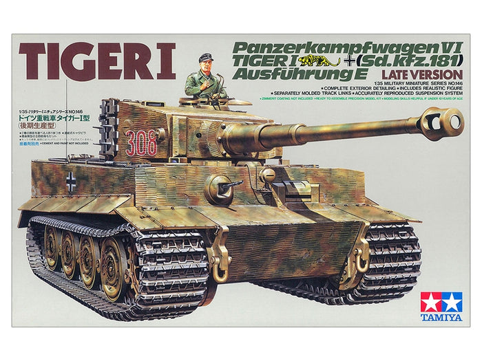 Tamiya - 1/35 German Tiger I Late Version