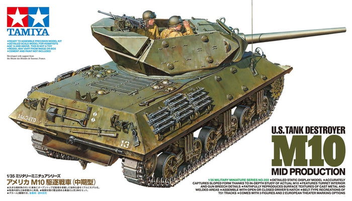 Tamiya - 1/35 U.S. Tank Destroyer M10 Mid Production