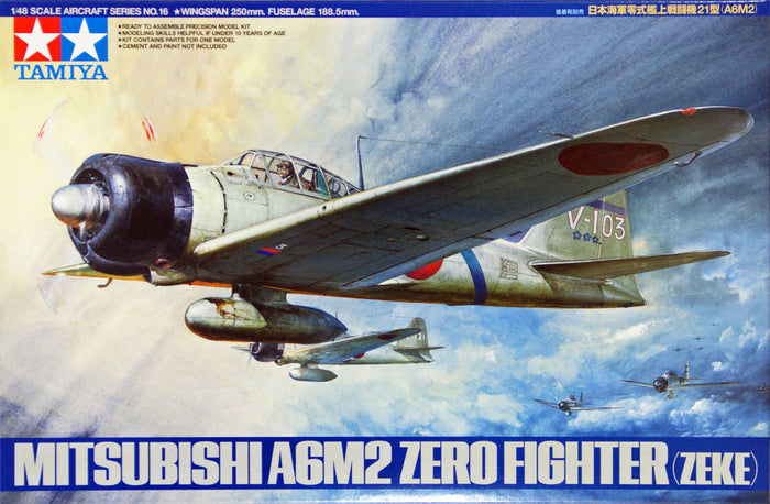 Tamiya - 1/48 A6M2 Type 21 Zero Fighter
