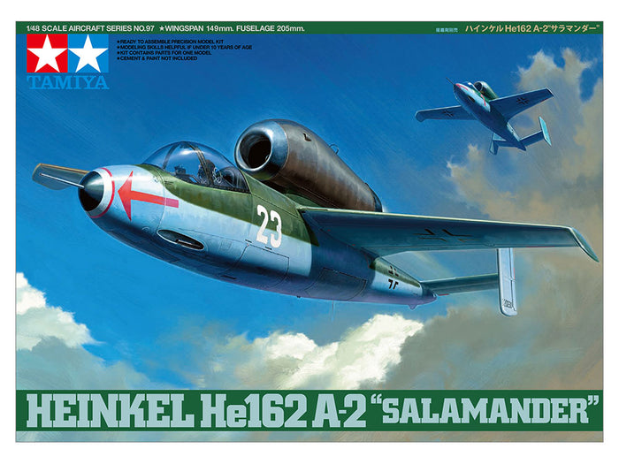 Tamiya - 1/48 Heinkel He162 A-2 Salamander