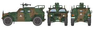 Colour scheme of the Tamiya - 1/48 JGSDF Light Armored Vehicle