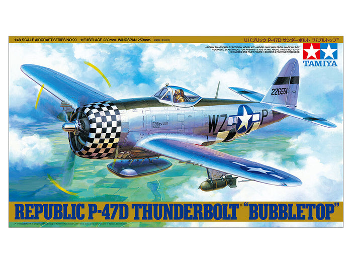 Tamiya - 1/48 Republic P-47DThunderbolt Bubbletop