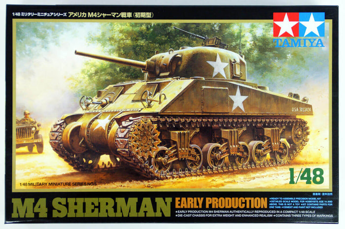 Tamiya - 1/48 U.S. M4 Sherman Early Production