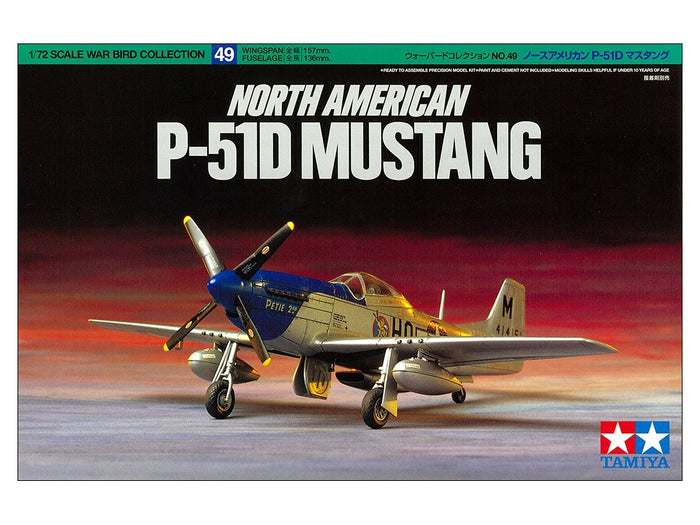 Tamiya - 1/72 North American P-51D Mustang
