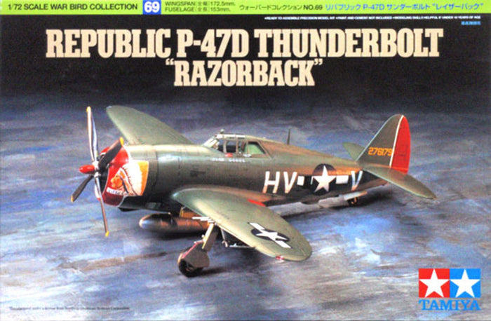 Tamiya - 1/72 P-47D Thunderbolt Razorback