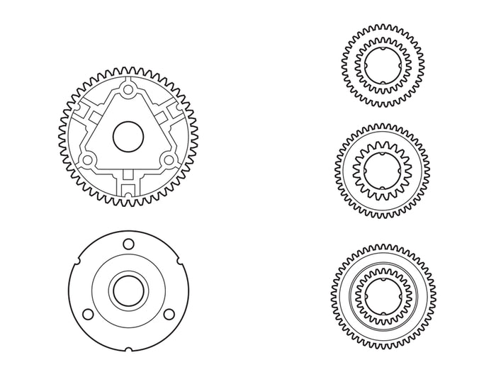 Tamiya - Gear Bag for 58242/58523 (WR02 'G')
