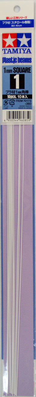 Tamiya - Plastic Beams 1mm Square (10pcs)