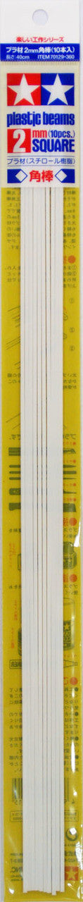 Tamiya - Plastic Beams 2mm Square (10pcs)