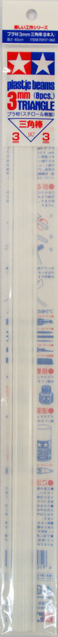 Tamiya - Plastic Beams 3mm Triangle (8)