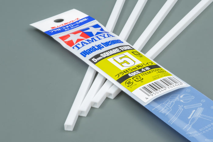 Tamiya - Plastic Beams 5mm Square Tube (4)