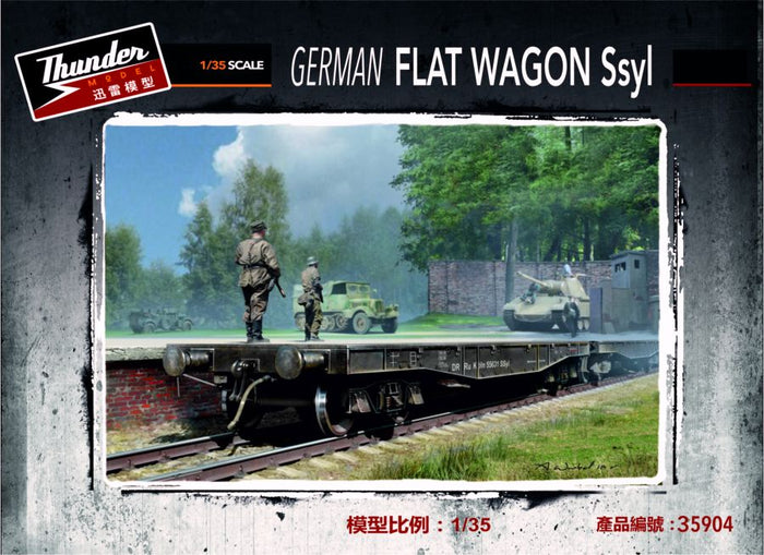 Thunder Model - 1/35 German Ssyl Flat Wagon