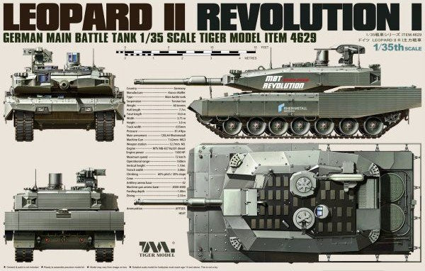 Tiger Model - 1/35 Leopard II Revolution I MBT