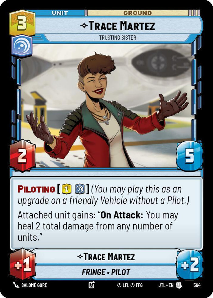 SWU - Trace Martez - Trusting Sister  (564) (Foil)